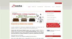 Desktop Screenshot of 24works.hu